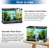 GuDoQi Rechargeable Aquarium Air Pump, Dual Outlet Fish Aerator, 2W Quiet Adjustable for 120 Gallon Tank