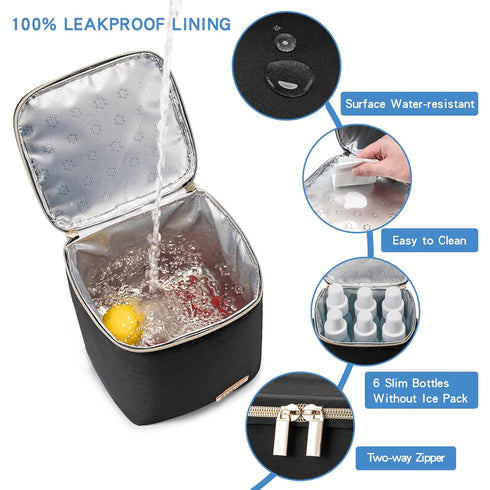 Pack Breastmilk Cooler Bag with Ice
