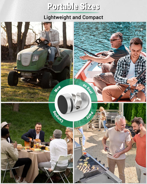 30-60 CUHIOY Golf Cart Holder -Magnetic Clip Holder for Ring, Aluminium Alloy Holder Adjustable Clip, Powerful Magnets
