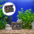 Aquarium Ornament, Resin Treasure Chest Decoration, Fish Tank Hide Castle for Underwater Landscape Decor