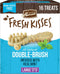 Merrick Fresh Kisses Natural Dental Chews, Toothbrush Shape Treat for Large Dogs, Infused With Real Mint, 16 ct. Box.