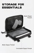 Backpacks Black Tactical Molle EDC Pouch - Admin Pouch with Molle Attachments