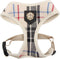 Puppia Junior Over-The-Head Dog Harness, Checkered Pattern, No Choke, Adjustable Chest Belt for Small & Medium Dogs,