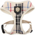 Puppia Junior Over-The-Head Dog Harness, Checkered Pattern, No Choke, Adjustable Chest Belt for Small & Medium Dogs,