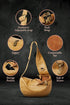 Noah & Paw Dog Sling Carrier for Small Medium Dogs, Adjustable Padded Strap, Premium Leather