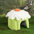 Generic 35x33cm, Chinchilla Pet Cotton Bed, Cake Shape Warm, Hamster House, House, Soft Hangable Nest, for Small Animal