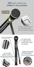 GORIX Bike Portable Pump, High Pressure 320psi Bicycle Air Pump with Digital Gauge for Presta Schraeder (GX-MPE320)