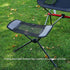 RAFZEG Universal Camping Chair Foot Rest, Folding Attachable Footrest Leg Rest Outdoor Folding Chair for Outdoor
