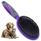 Hertzko Bristle Brush for Dogs and Cats - Long or Short Hair, Single Sided Dense Bristles Remove Loose Hair, Tangles,