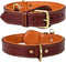 Genuine Leather Dog Collar - Full Grain, Heavy Duty, Comfortable, Padded for Pups, Small, Medium, Large & XL Breeds