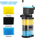8 Pack Replacement Filter Sponges for Kulife Aquarium Filters, 2 Coarse, 4 Carbonized, 2 Fine