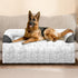 Large Dog Couch Bed - Faux Fur Waterproof Dog Bed for Couch Protector, Calming Washable Memory Foam Pet Sofa Cover,