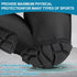 Padded Knee & Shin Guards, Compression Leg Sleeve Knee Brace for Youth Adult Football Basketball Soccer