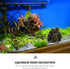 DELURA House Hideout Cave Decorative Amphibians Basking Shrimp Short Lizard Lizards Caves Shelf and Breeding Landing