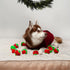 Midlee 1.5" Mini Squeaker Christmas Dog Tennis Balls - Red/Green Pack of 12