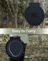 5 5 TRIPTIPS Portable Toilet with Soft Cushion, Gallon Rotatable Lid, Adults and Kids Camping Toilet Seat for Gal
