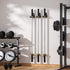 Olympic Barbell Hanger, Garage Gym Bar Wall Rack, Vertical Barbell Mount Rack, Space Saving Accessory