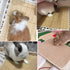 2PCS 16x12 Oncpcare Rabbit Scratch Mat Natural Bunny Scratching Pad Claws and Teeth Care Rabbit Mats for Cages Chew