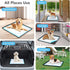 Sptnabv 24"x24" Pee Pad Holder for Dogs, Dog and Puppy Pee Pads Holder, Non-Slip & Leak-Proof & Portable Silicone Mat