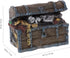 Aquarium Ornament, Resin Treasure Chest Decoration, Fish Tank Hide Castle for Underwater Landscape Decor