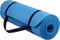 Signature Fitness Extra Thick 1/2-Inch Anti-Tear Yoga Mat with Carrying Strap