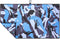 Funny Camo Golf Towel for Men - Absorbent Microfiber Fabric with Hidden Golfers Graphic, Sturdy Carabiner Clips (Blue)