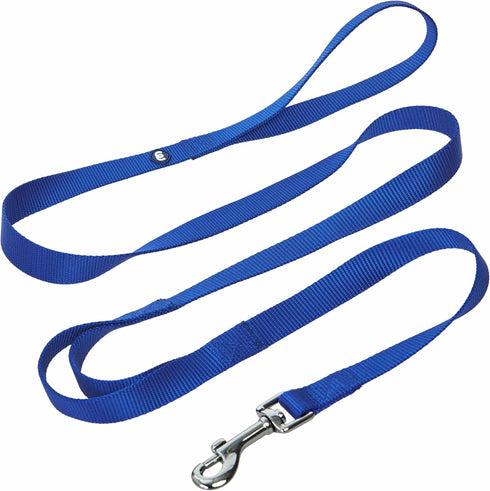 Blueberry Pet Essentials 5ft. x 3/4" Double Handle Dog Leash for Traffic Control, Classic Leash for Dogs That Pull,