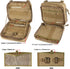 WYNEX Tactical Large Admin Pouch, Double Layer Design, Molle EDC Utility Pouch with Map Sleeve, Flag Patch Included