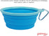 Prima Pet Expandable Collapsible Silicone Food & Water Travel Bowl for Medium & Large Dog, 5 Cups