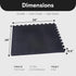 BalanceFrom 1/2' 24 24 1/2 48 12 Puzzle Exercise Mat Thick, EVA Interlocking Foam Floor Tiles for Home Gym, Mat