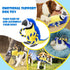 Upgraded Dog Squeak Toys, Tug of War Squeaky Parrot Toys with Strong Pull Rope for Small, Medium, Large Dogs