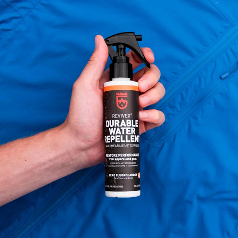 Gear AID Revivex Durable Water Repellent Spray for Waterproofing Nylon Jackets, Gore-TEX, Camping Gear
