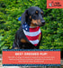 Dog Bandanas, Reversible Scarf for Medium & Large Dogs, Soft & Breathable Pet Bandanas