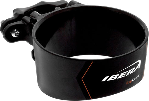 Ibera Bike Handlebar Cup Holder, Black with Multi-Way Mount for Commuters and Road Bike