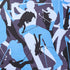 Funny Camo Golf Towel for Men - Absorbent Microfiber Fabric with Hidden Golfers Graphic, Sturdy Carabiner Clips (Blue)