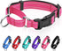 Reflective Martingale Dog Collars, Adjustable Soft Padded Breathable Nylon Pet Collar Suitable for Small Medium Large