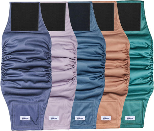 Reusable Dog Diapers Male, Premium Washable Belly Bands for Male Dogs Large,