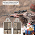 2 Pack Seat Back Gun Rack for Truck - Molle Panel Organizer, Camo Front Seat Gun Holder for Hunting