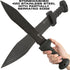Reapr 11019 Legion Tactical Sword with Sheath for Camping, Hiking, Emergencies, Self-Defense, 20" Overall Length, Black
