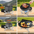 Odoland Portable Camping Stove, 1400W Gas Stove for Indoor Outdoor Cooking, Hiking, and Picnic.
