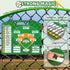 Magnetic Baseball Lineup Board with 40 Sheets Lineup Cards for Coaches, Dugout Accessories