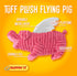 Ruffin' It Tuff Stuffed Plush Flying Pig Dog Toy