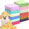 Moukeren 12 Pcs Microfiber Dog Towels Bulk, 20'' x 39'' Absorbent Soft Bath Towels for Small Medium Dogs