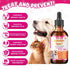 Cat & Dog Urinary Tract Support Drops with Cranberry Kidney & Bladder Health Natural Supplement for Pet Wellness