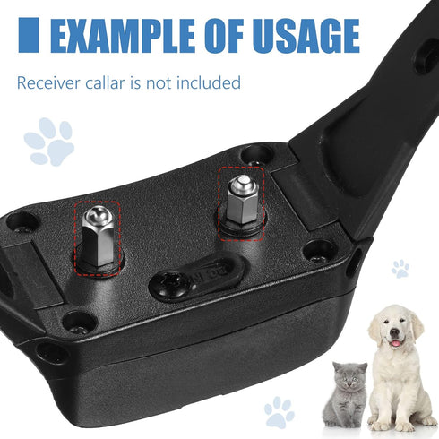 Hotop 12 Pcs Extra Contact Points for Dog Training Collars, Replacement Prongs with Conductive Rubber Caps