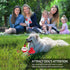 Dog Toys, Chew Toys for Aggressive Chewers, Rope Toys with Suction Cup for Puppy Dogs, Teething Puzzle Toy (Red)