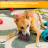 Dog Spiky Toy Ball with Squeaker, Floating Chewing Fetching and Interactive Play (2pc Kit)