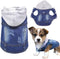 SILD Pet Clothes Dog Jeans Jacket, Cool Blue Denim Coat for Small Medium Dogs, Classic Hoodies (Grey, XL)