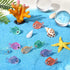 48 Pcs Mini Resin Fish Figurines, Glow in The Dark Tiny Fish Ornament Decorations for Aquarium Fish Tank