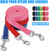 18 Pcs Nylon Dog Leash, 5 ft Long, Strong Durable Puppy Leash Rope with Heavy Duty Buckle, 0.79 Inch Wide, 6 Colors